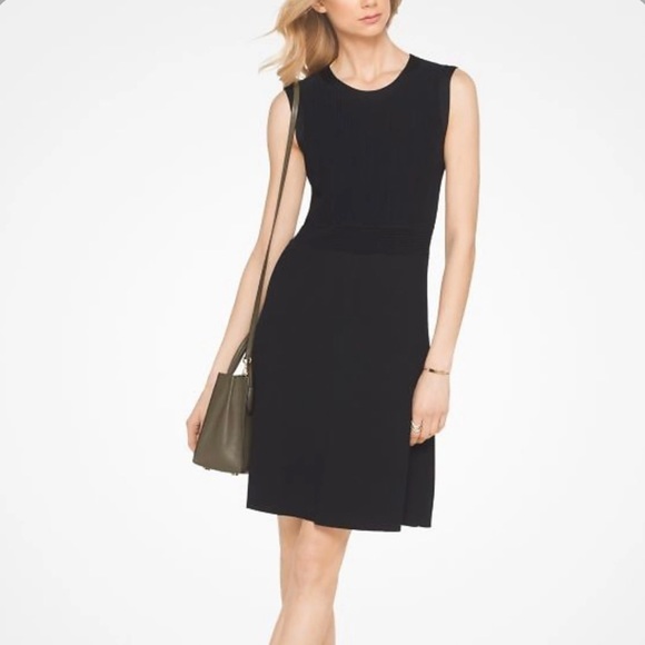 Michael Kors Ribbed Crew Neck Dress - Picture 2 of 6